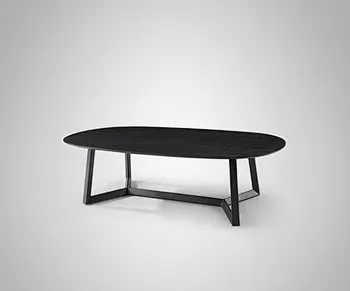  mesa de café de madera redonda